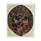 Oriental carpet TABRIZ Iran Wool and Silk: 95 x 75 cm - "Galerie Sardje"