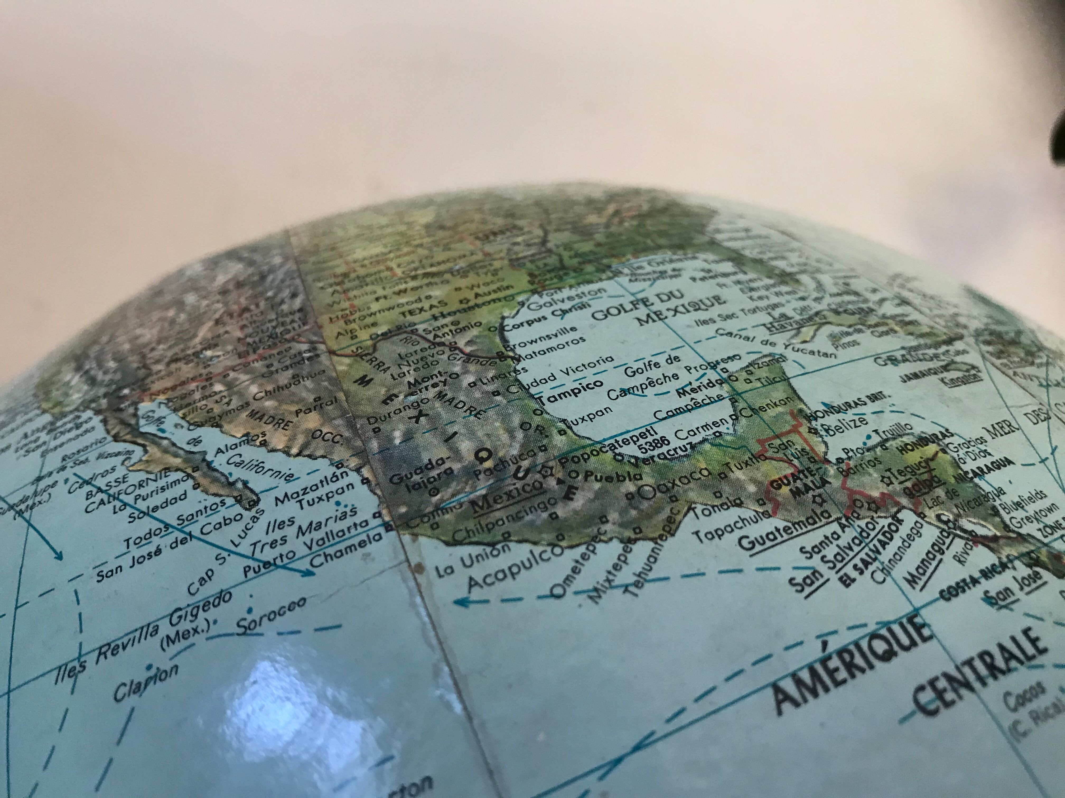 Earth Globe Scan-globe A/S Denmark 1950s