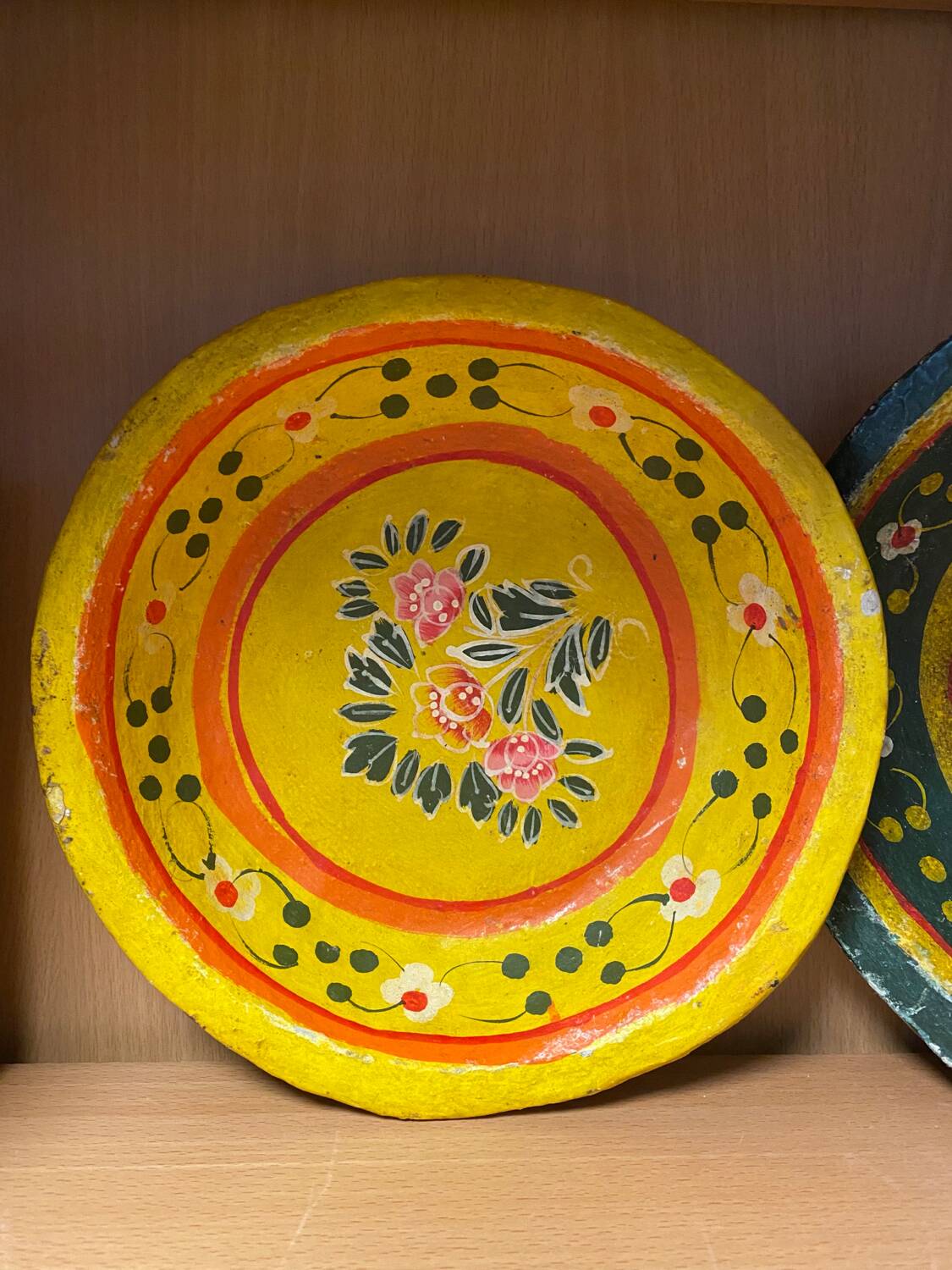 Napoleon III papier-mâché plates