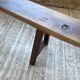 Banc en noyer massif 230 cm
