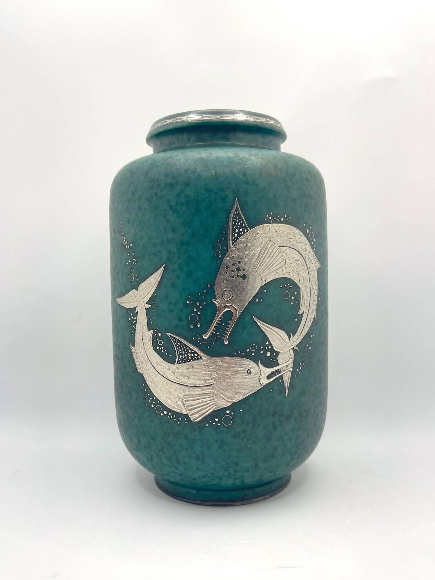 Vase wilhelm kate 'argenta' gustavsberg 1950
