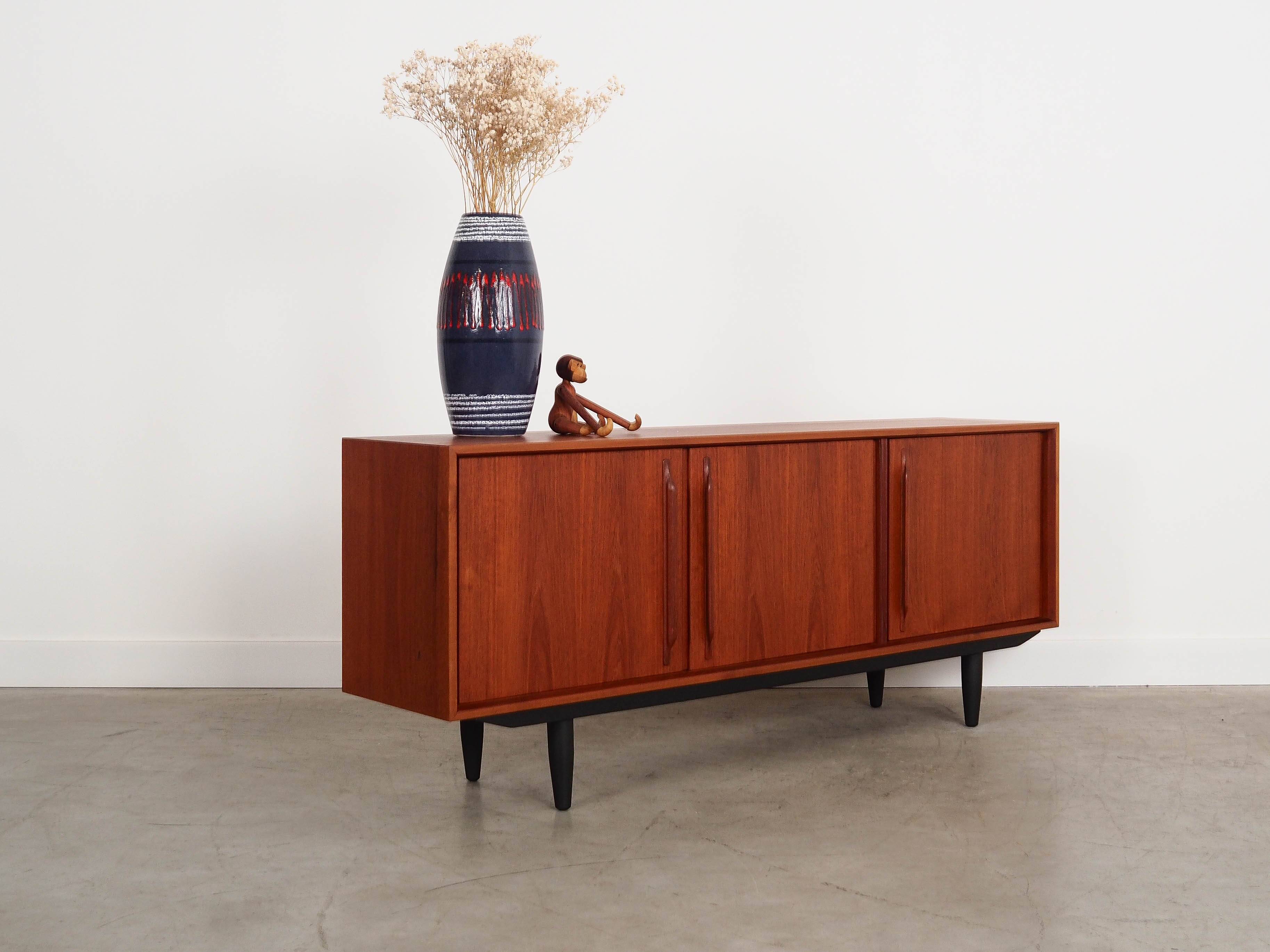 Teak sideboard, Danish design, 1960s, manufactured in Denmark