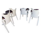 Baumann 4 chairs seagull vintage design