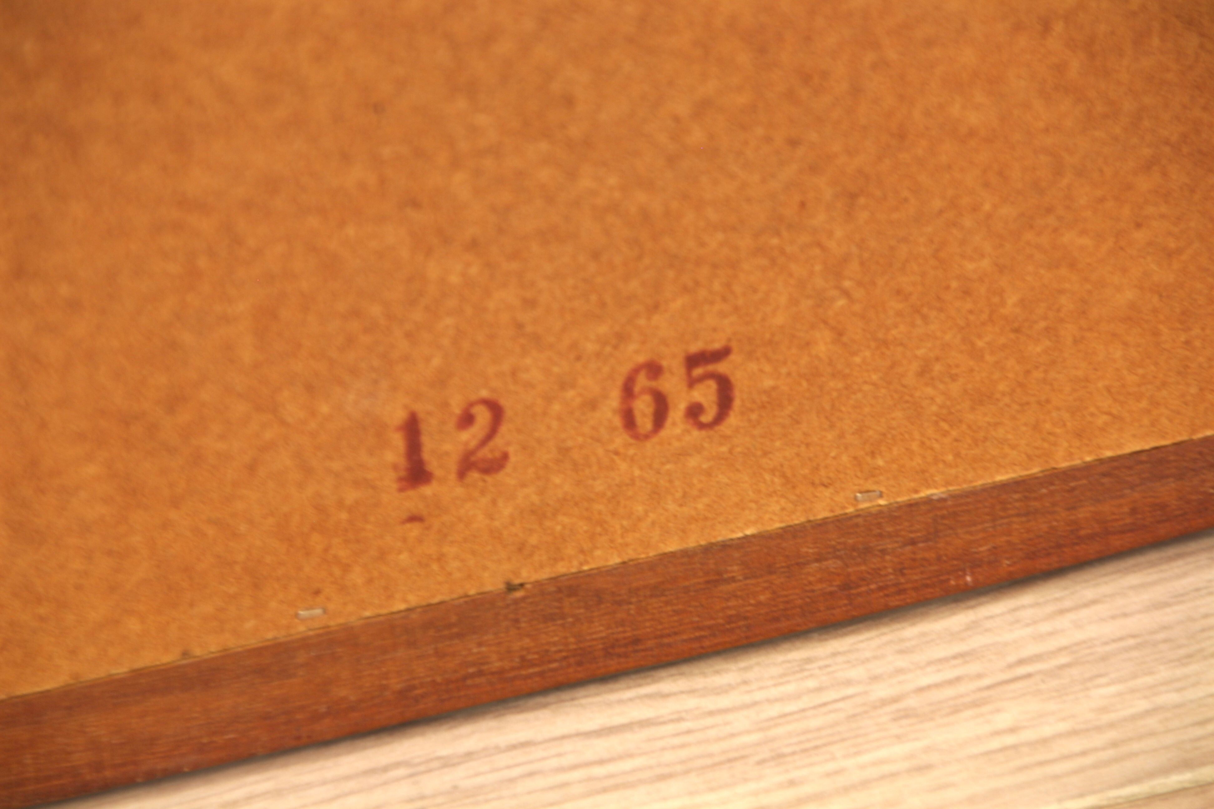 Danish mirror in teak, 1960s