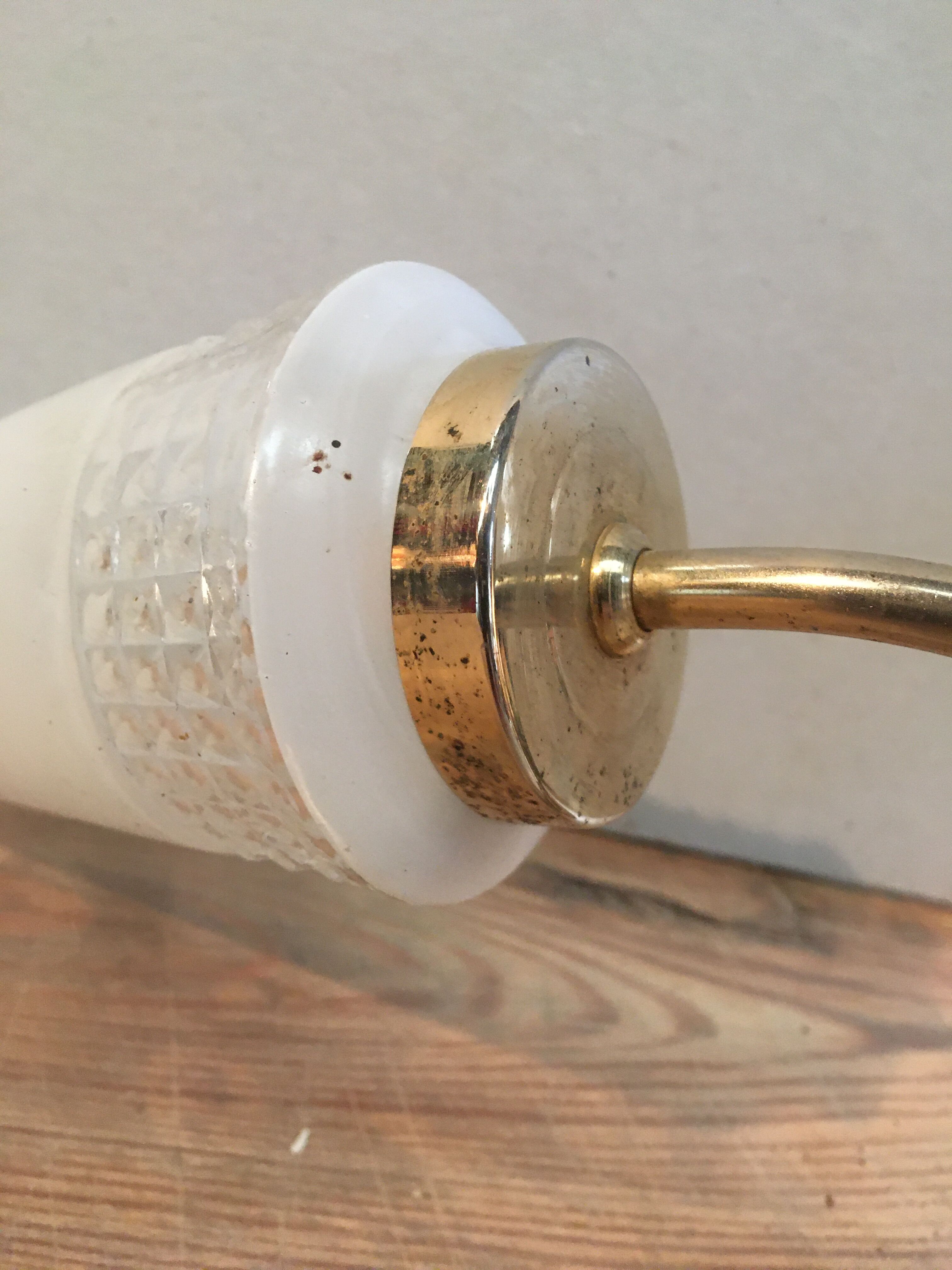 Vintage brass Arlus chandelier