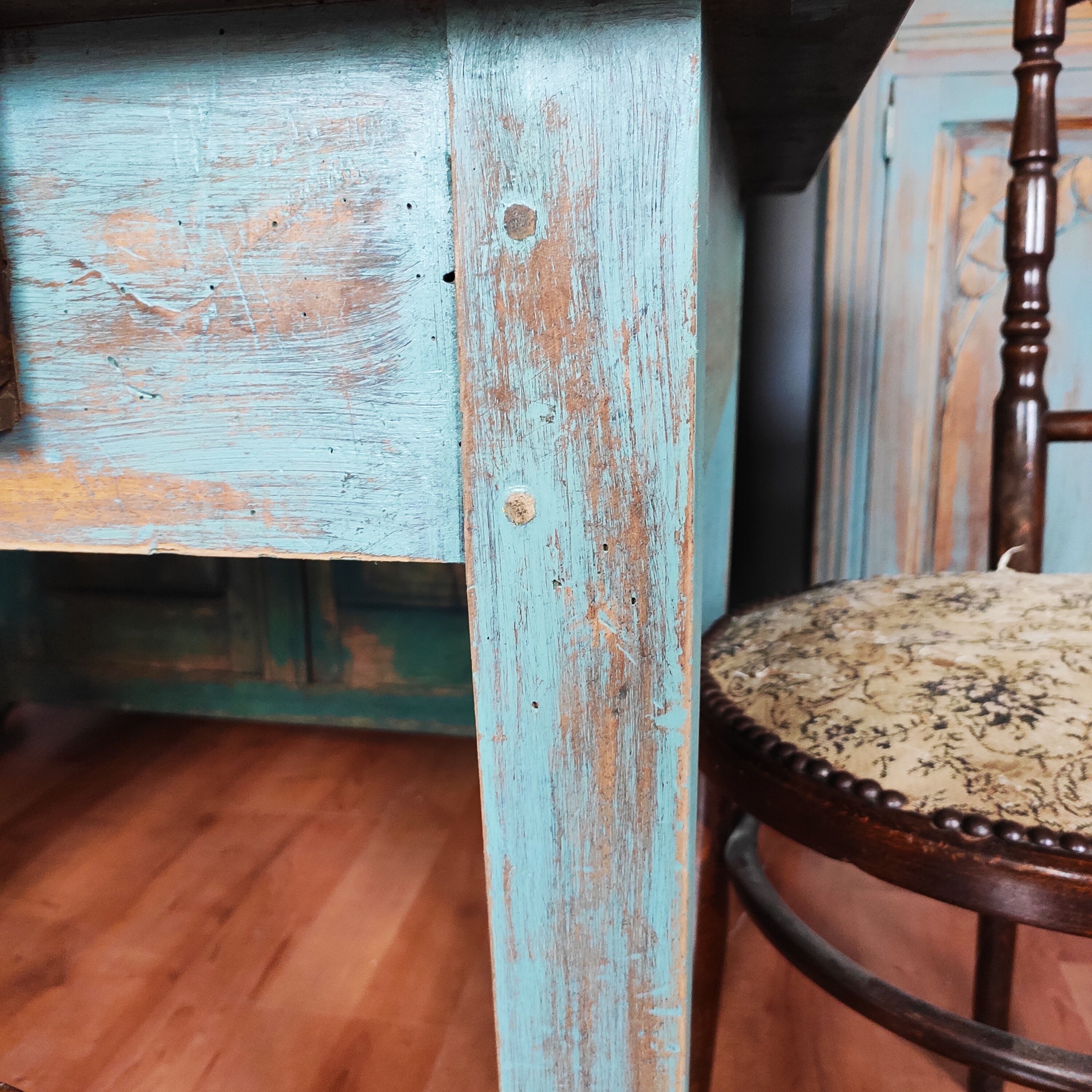 Old farmhouse table