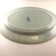 Oval dish Gien Modele Royal décor Rouen with blue arabesques 37cm