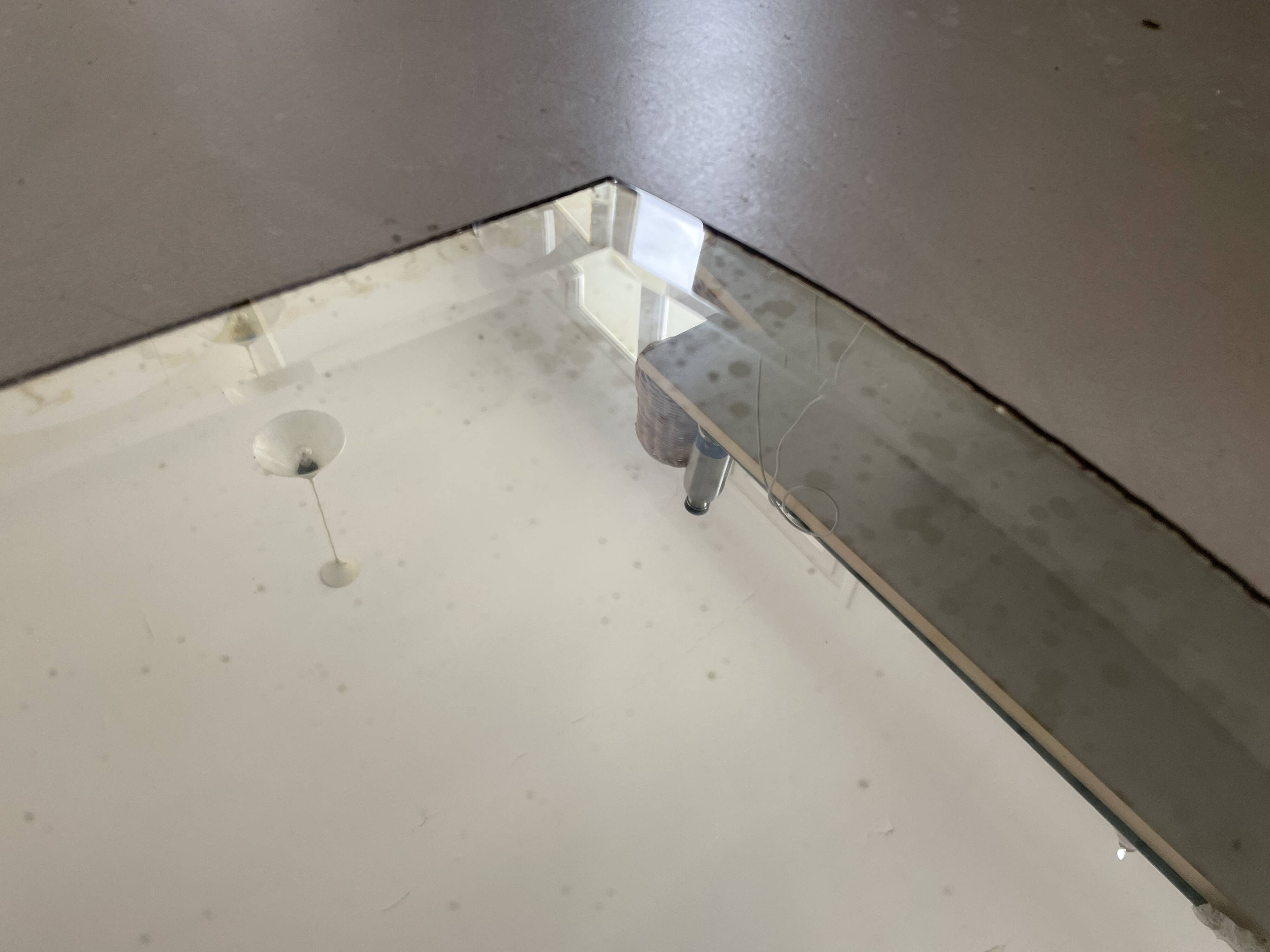 Miroir biseauté ancien 39x138cm