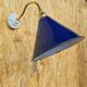 Vintage wall lamp in enamelled sheet metal