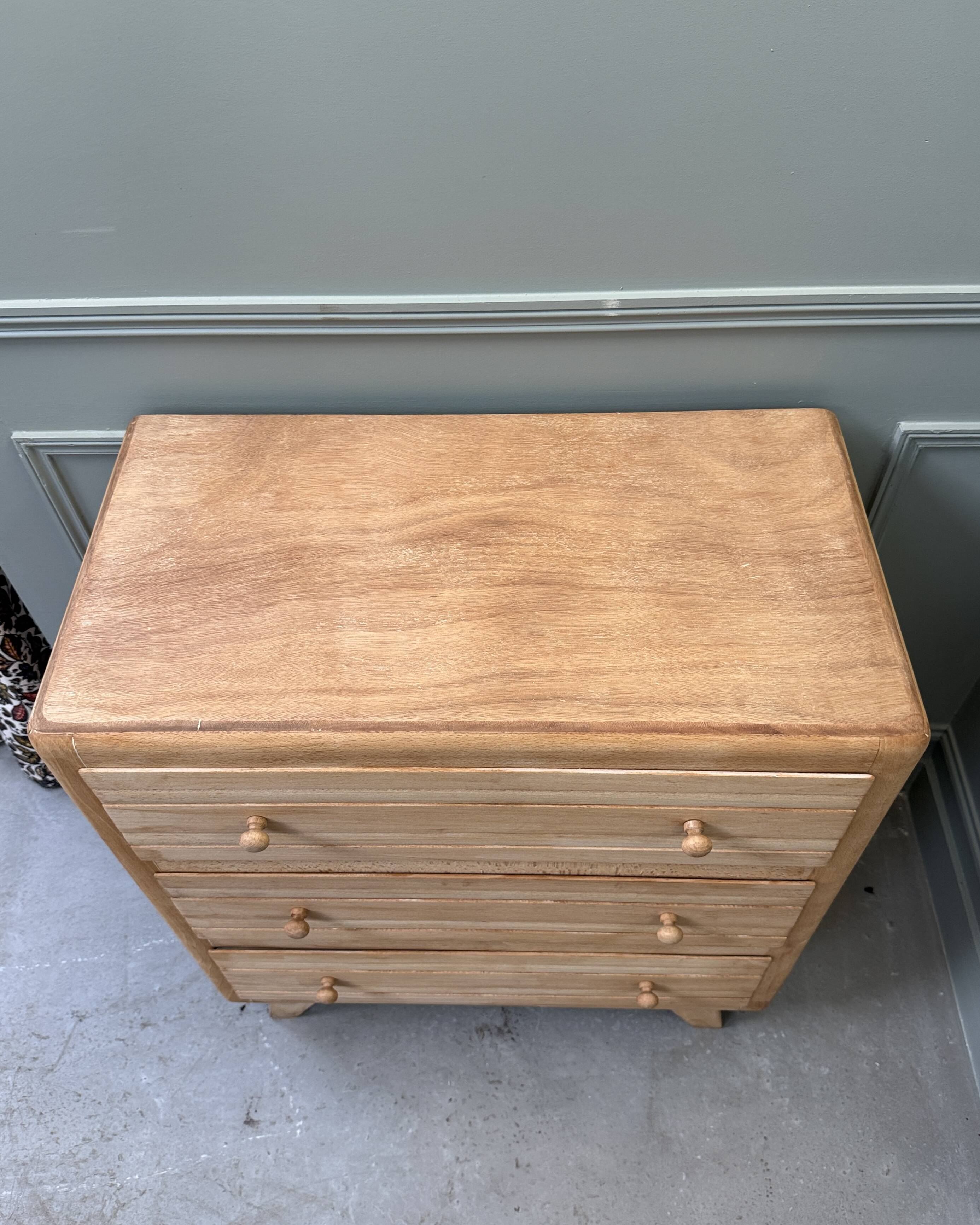 Vintage beech commode (renovated)