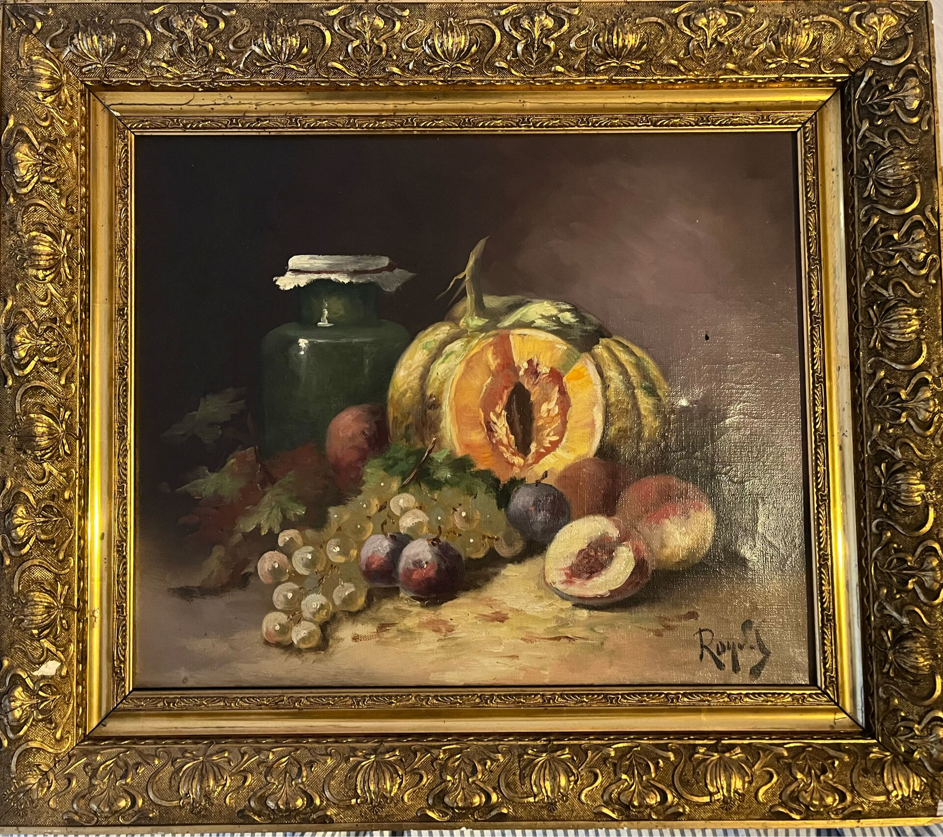 Pair of old still lifes