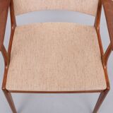 Very nice curved armchair , design by Johannes Andersen