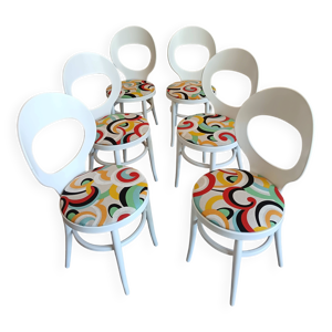 6 chaises style baumann