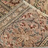 Brown & Cream Handmade Persian Rug, 196x260Cm