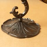 Pair lamps water lilies lotus style Tiffany vintage 90-2000