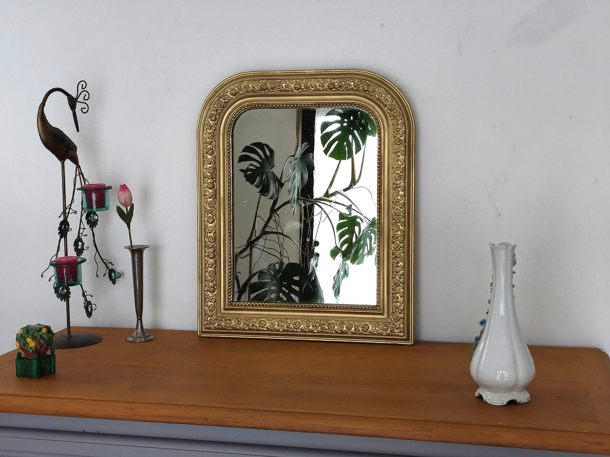 Louis Philippe mirror with ornate frame