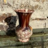 Old glazed ceramic vase Germany 60s