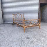 Rattan bed 1960