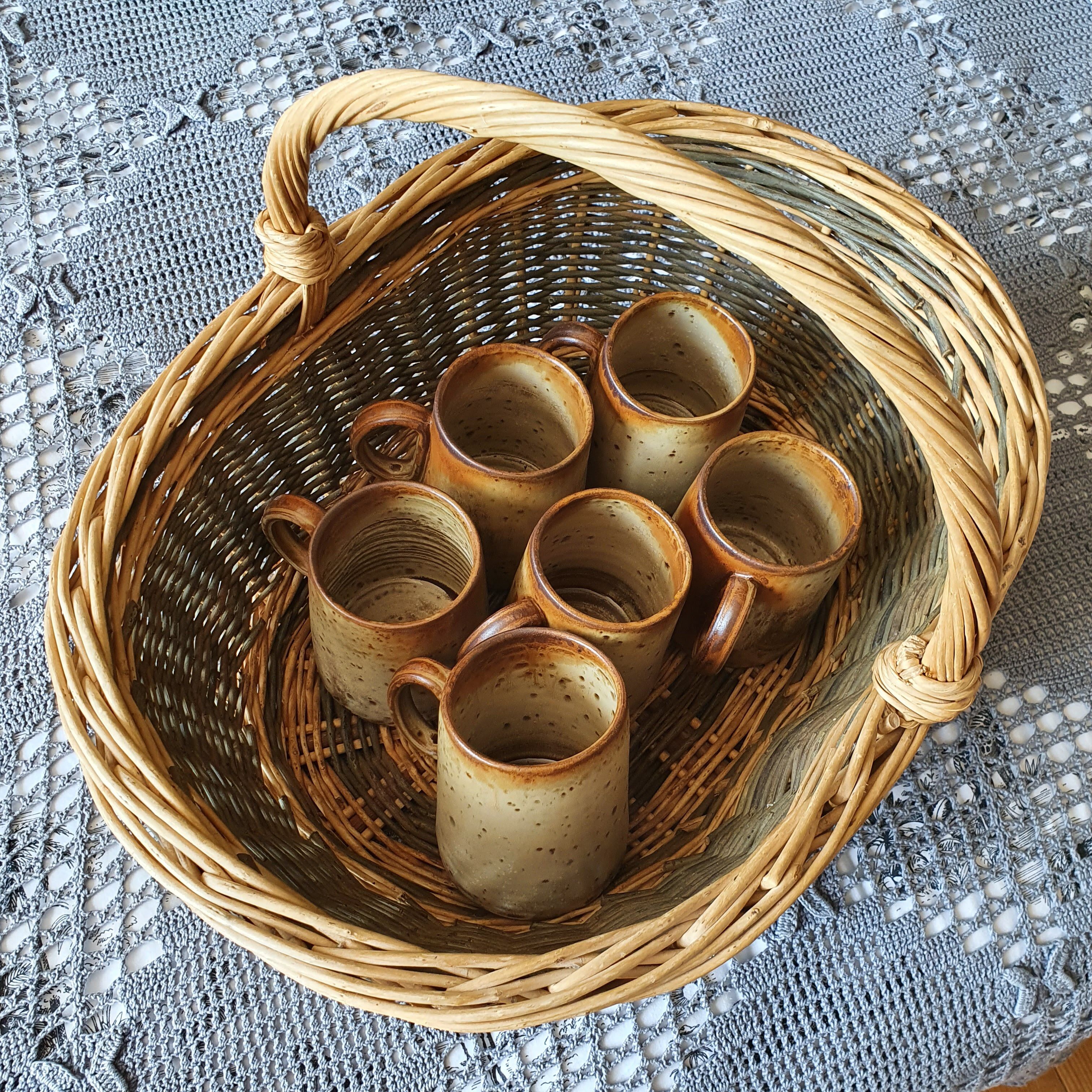 J P sandstone cups