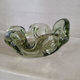 Vintage blown glass ashtray