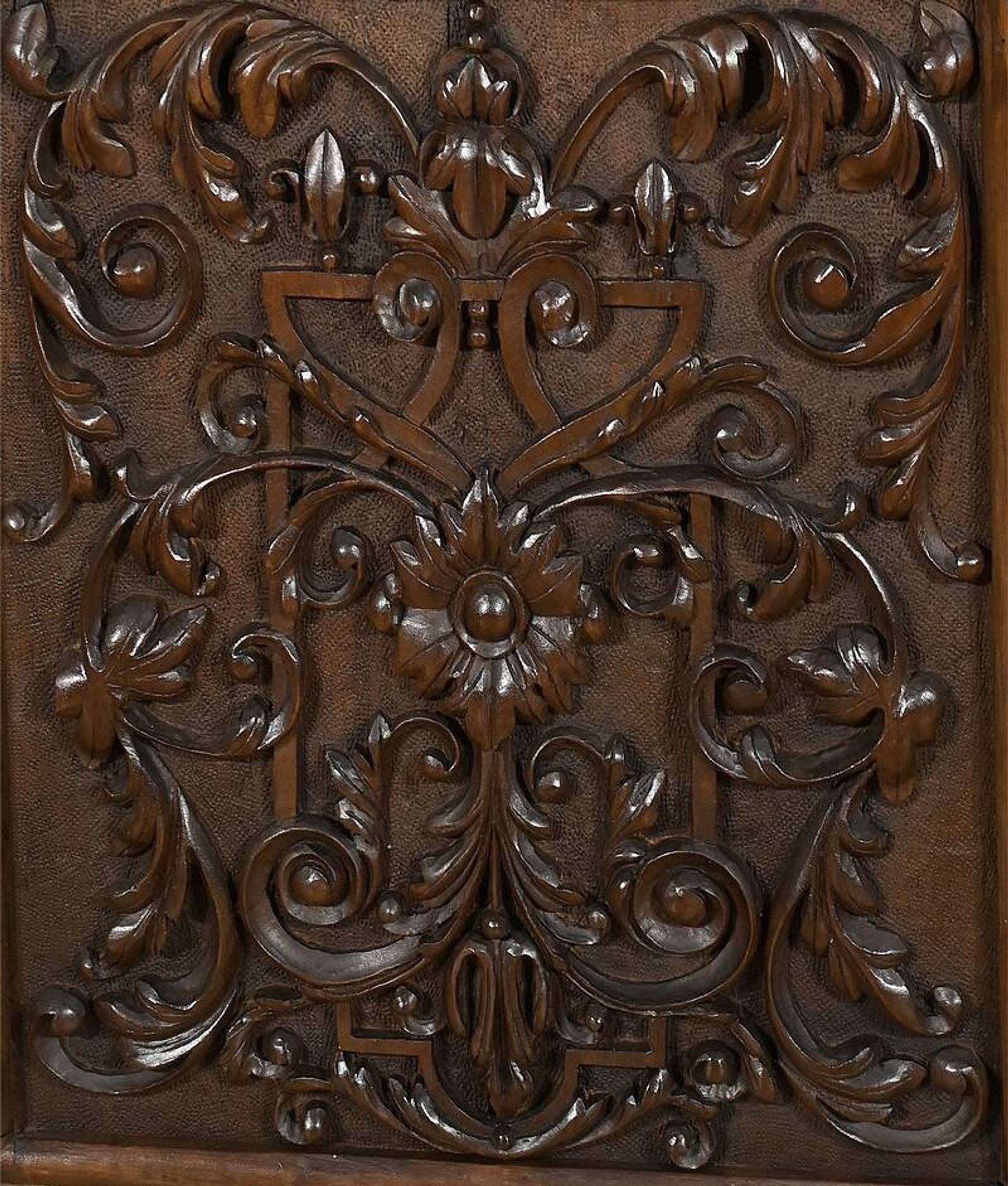 Oratory in solid walnut, Neo-Gothic Renaissance style – Late 19th century