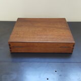 old paint box with dovetail assembly pallet