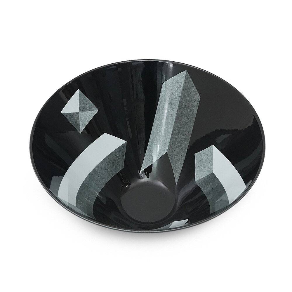 Atlantis plate in ceramic by Rolf Sinnemark for Rorstrand, 1980s