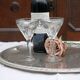 A pair of Art Deco Café Bistro Illusion aperitif glasses