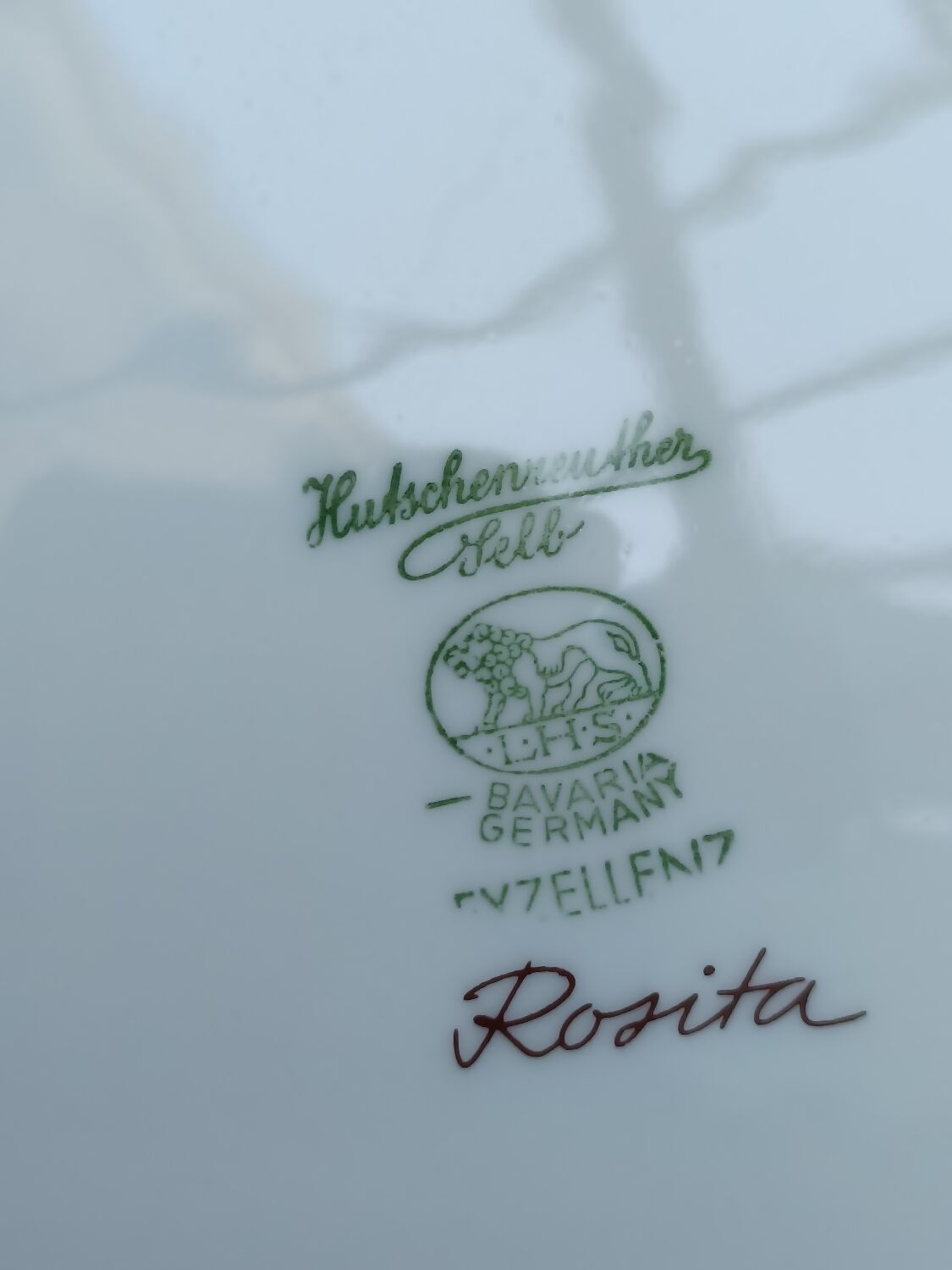 Vintage plates, porcelain, roses