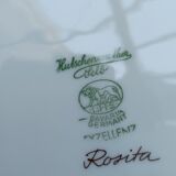 Vintage plates, porcelain, roses