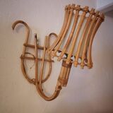 Applique murale vintage rotin style sognot 1960 1970
