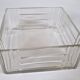 Crystal glass catchall, moulded and sculpted, circa 1960.
