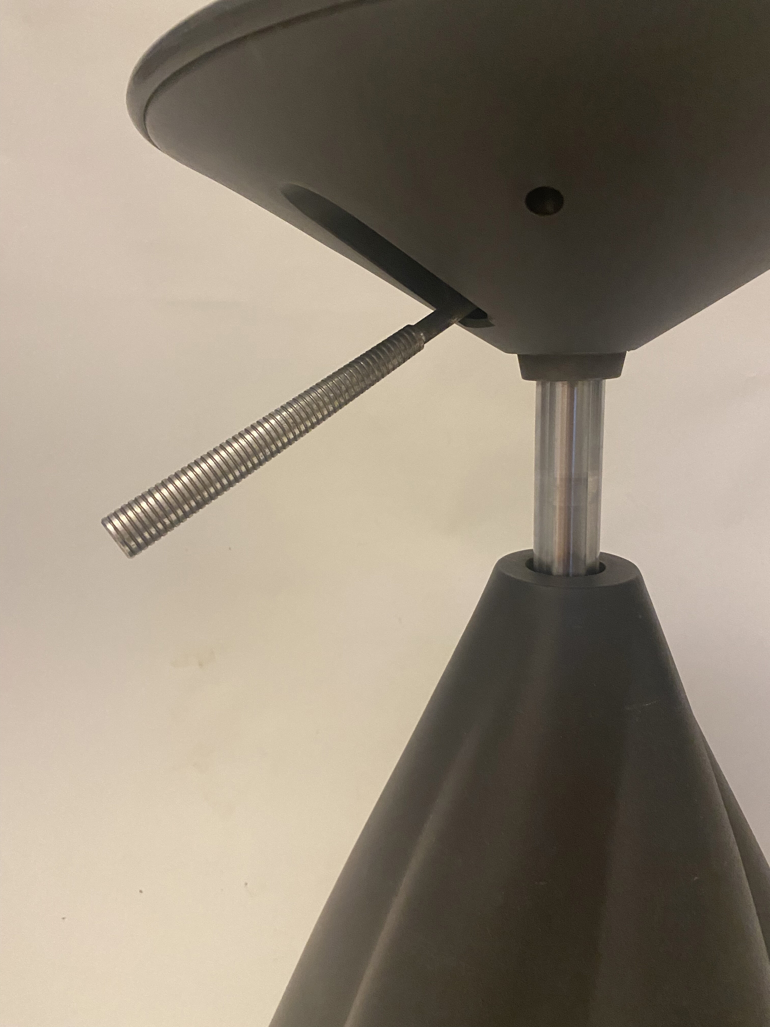 Pivoting stool by Philippe Starck, published by Presence Paris for L'Oréal, 80s.