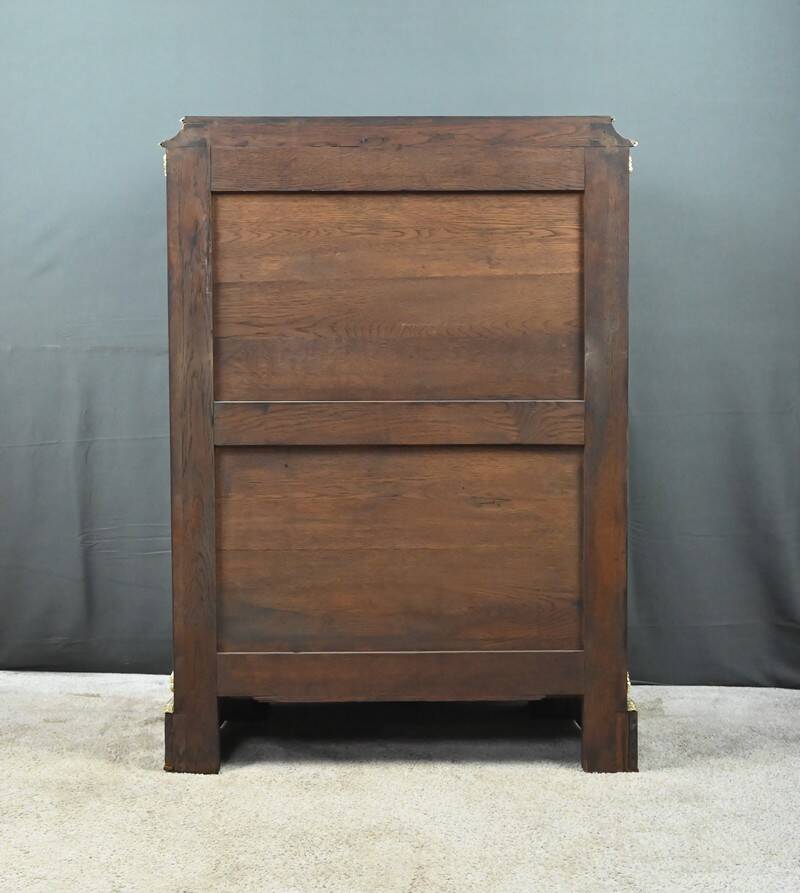 Secretary in precious wood marquetry, Napoleonic III period – Mid 19th century