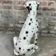 Dalmatian dog in vintage Italian faience 70'S