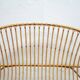 Vintage rattan basket bed 190cm x 120cm