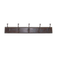 School coat rack with cast iron pegs