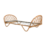 Vintage rattan bed