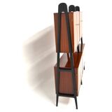 Scandinavian "double" mahogany cabinet, Sweden, 1960