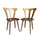 Lot de 2 chaises bistrot vintage
