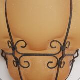 Frosted glass wall lamp