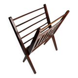 Folding teak magazine rack by Cees Braakman