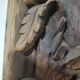 Carved wooden ceiling Curiosity cabinet 155×194cm