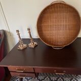 Round Basket made of Asian bamboo