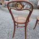 Pair of Thonet bistro chairs in bent wood no. 14