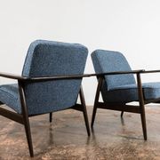 Paire de fauteuils bleus vintage GFM 300-192, 1960