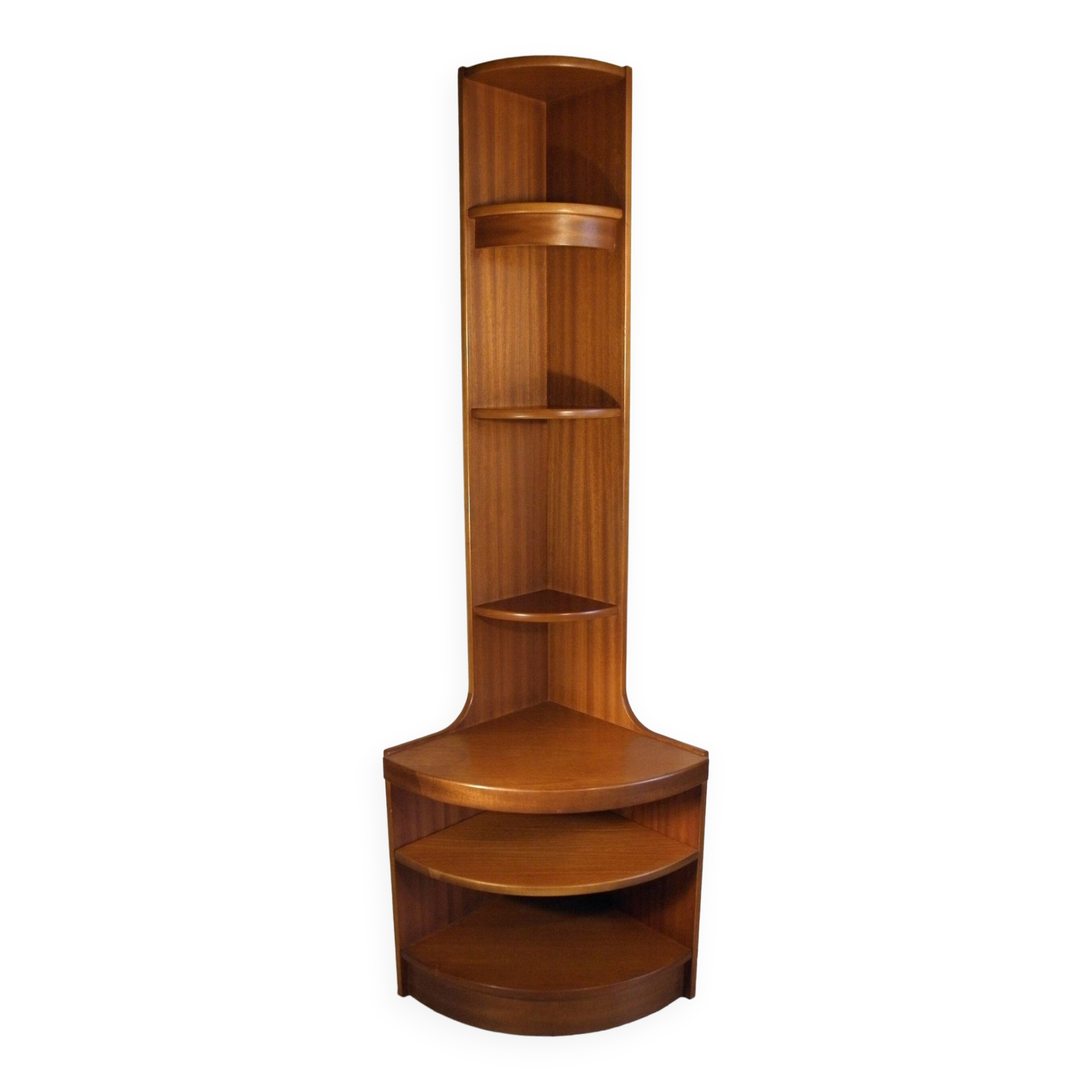 Furniture - corner shelf in teak 70s