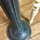 Floor lamp Louis XVI style slate gray patina