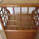 Vintage - sideboard - chest of drawers - woven rattan chest of drawers - wood - bamboo - 80s