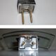 2 rare coat hooks for Fontana Arte Italy